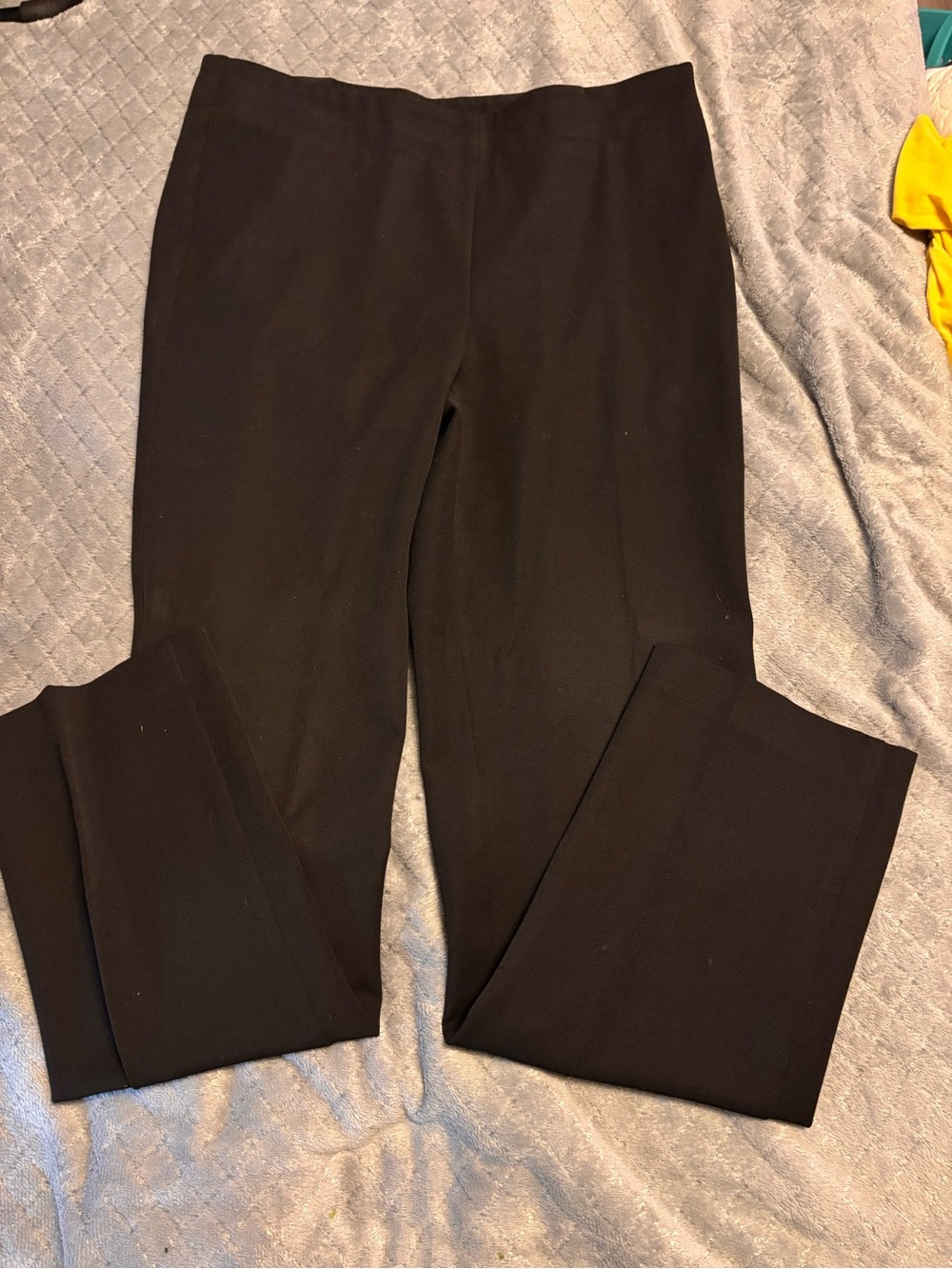 Talbots Black Boot-Cut Stretch Pants